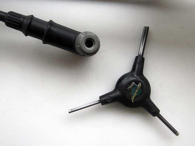 You will also need a 4mm and 5mm allen wrench, and a bicycle pump with a Presta valve attachment.